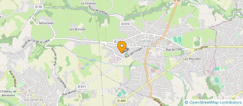 localisation de l'entreprise ASS MUSICALE DE GREZIEU LA VARENNE à GREZIEU-LA-VARENNE