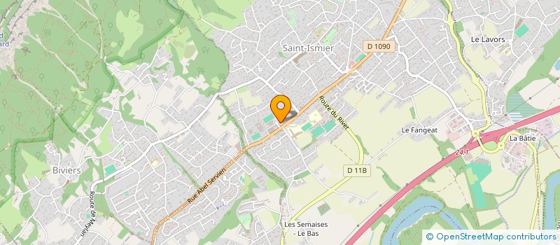 localisation de l'entreprise ASS MUSICALE DE LA ZONE VERTE à SAINT-ISMIER