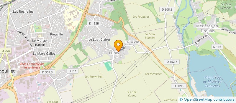 localisation de l'entreprise ASS MUSICALE POUR LA REGION DROUAISE à LURAY