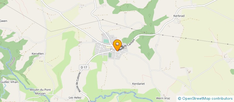 localisation de l'entreprise ASS MUSIQUE ARTS ET LOISIRS à HUELGOAT