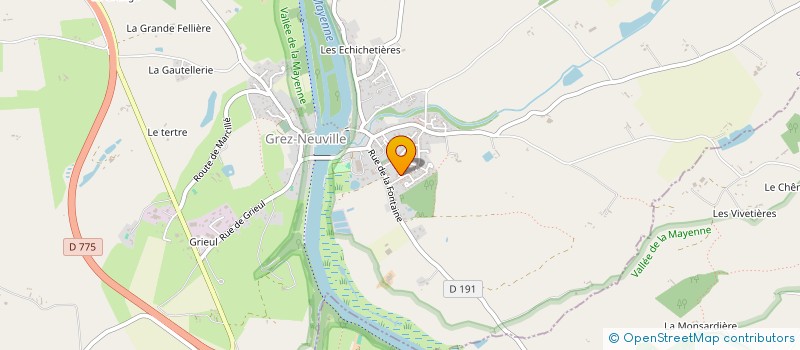 localisation de l'entreprise ASS MUSIQUE EN PAYS LIONNAIS  LE LION D'ANGERS