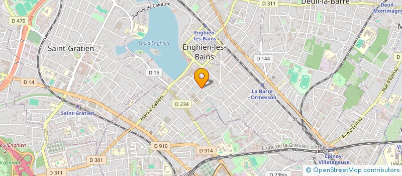 localisation de l'entreprise ASS MUSIQUE ET MUSIQUE à ENGHIEN-LES-BAINS