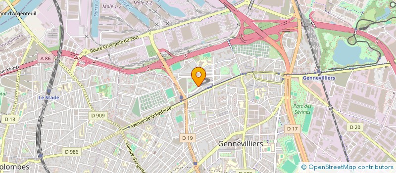localisation de l'entreprise ASS MUSULMAN DU LUTH à GENNEVILLIERS