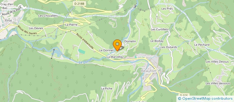 localisation de l'entreprise ASS MUTUALISTE SANTE ANIMALE à BEAUFORT