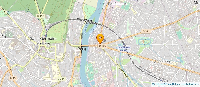 localisation de l'entreprise ASS MUTUEL ADMIN ET GESTION  LE VESINET