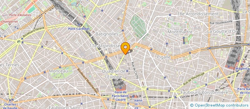 localisation de l'entreprise ASS. MUTUELLE CENTRALE D'ASSURANCES M.C.A.  PARIS