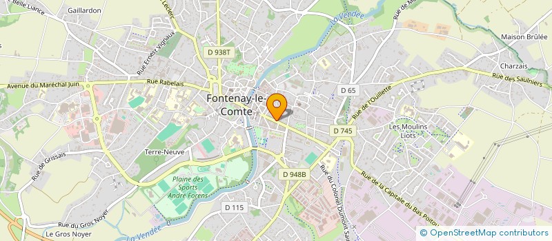 localisation de l'entreprise ASS MUTUELLE COMPLEMENTAIRE MALADIE à FONTENAY-LE-COMTE