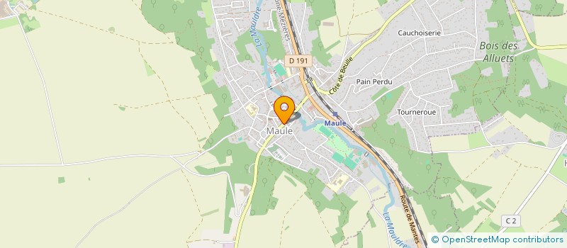 localisation de l'entreprise ASS  MUTUELLE MEDICALE DES YVELINES  MAULE