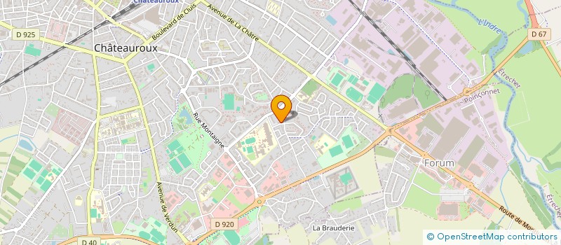localisation de l'entreprise ASS MVAM-ASS DE COOPERATION ET DE SOLIDARITE FRANCO-CAMERONAISE à CHATEAUROUX