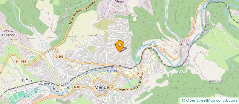 localisation de l'entreprise ASS MYCOLOGIQUE DE LOZERE à MENDE