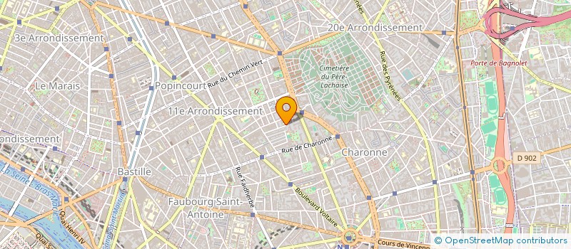 localisation de l'entreprise ASS N.A.C (NOTRE ATELIER COMMUN)  PARIS