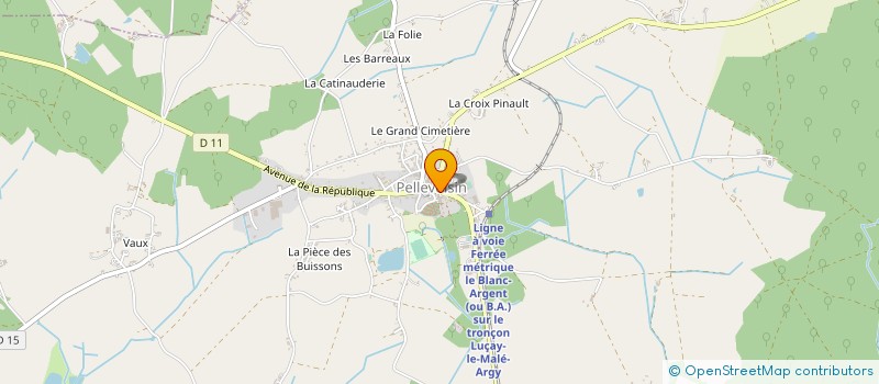 localisation de l'entreprise ASS N-D DE MISERICORDE-CTRE PELERINAGE à PELLEVOISIN