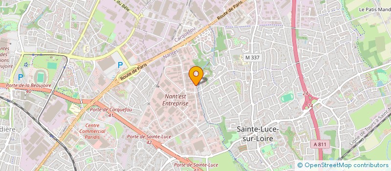 localisation de l'entreprise ASS N2E NANT'EST ENTREPRISES à NANTES