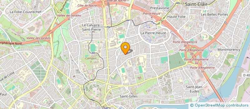 localisation de l'entreprise ASS NAA à CAEN