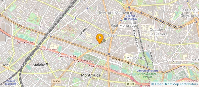 localisation de l'entreprise ASS NALE POUR INTEGRATION PERSONNES HANDICAPEES MOTEURS à PARIS