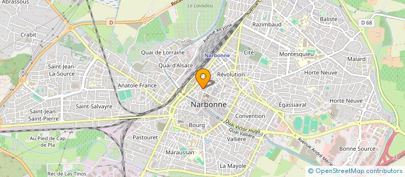 localisation de l'entreprise ASS NARBONAISE D'ASTRONOMIE POPULAIRE  NARBONNE