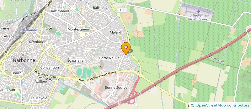 localisation de l'entreprise ASS NARBONNAISE D AIKIBUDO à NARBONNE
