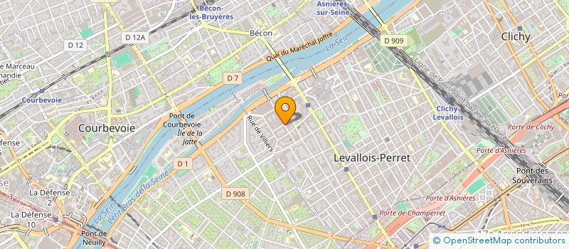localisation de l'entreprise ASS NAT ANCIENS NAINVILLE LES ROCHES à LEVALLOIS-PERRET