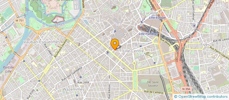 localisation de l'entreprise ASS NAT COMMUNE PLANS LOCAUX INSERT ECO à LILLE