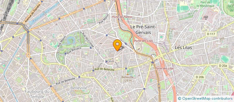 localisation de l'entreprise ASS NAT DEVELOP CULT ACT SOC PROF SPECT  PARIS