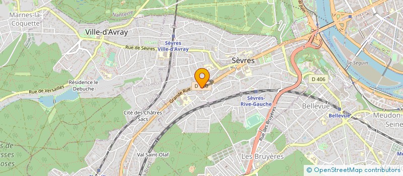 localisation de l'entreprise ASS NAT ENTRAIDE PREVOYANCE VOL VOILE à SEVRES