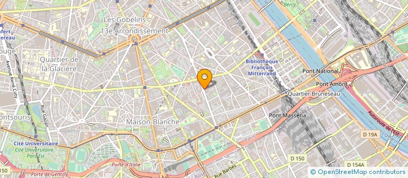 localisation de l'entreprise ASS NAT FRANCAISE DES ERGOTHERAPEUTES à PARIS