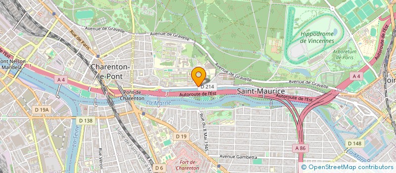 localisation de l'entreprise ASS NAT INFIRMIERS GENERAUX SANTE MENTAL à SAINT-MAURICE