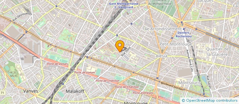 localisation de l'entreprise ASS NAT INTEGRATION HANDICAPES MOTEURS à PARIS
