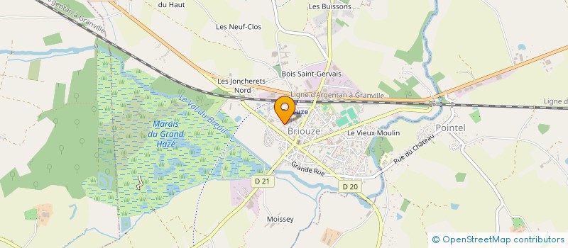 localisation de l'entreprise ASS NAT TITULAIRES TITRE RECONN NATION à BRIOUZE
