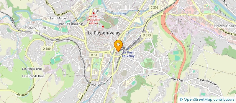 localisation de l'entreprise ASS NATIONALE DES ANC COMBATTANTS ET AMIS DE LA RESISTANCE-COMITE DEPT 43 à LE PUY-EN-VELAY