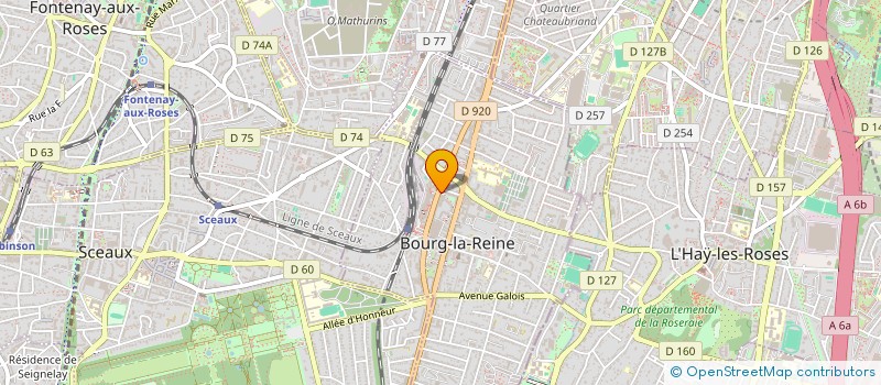 localisation de l'entreprise ASS NATIONALE DES ANCIENS COMBATTANTS à BOURG-LA-REINE