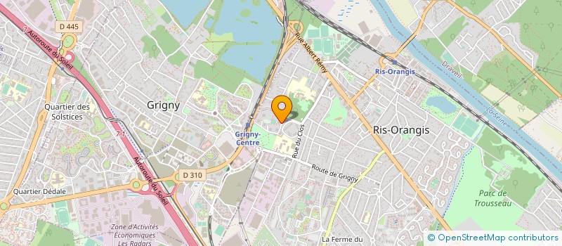 localisation de l'entreprise ASS NATIONALE DES ANCIENS COMBATTANTS ET AMIS DE LA RESISTANCE à RIS-ORANGIS