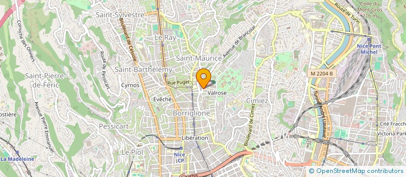 localisation de l'entreprise ASS NATIONALE DES COMITES D'ENTREPRISES  NICE