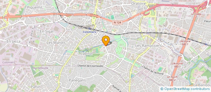 localisation de l'entreprise ASS NATIONALE DES FOYERS DE VIE à COLOMIERS