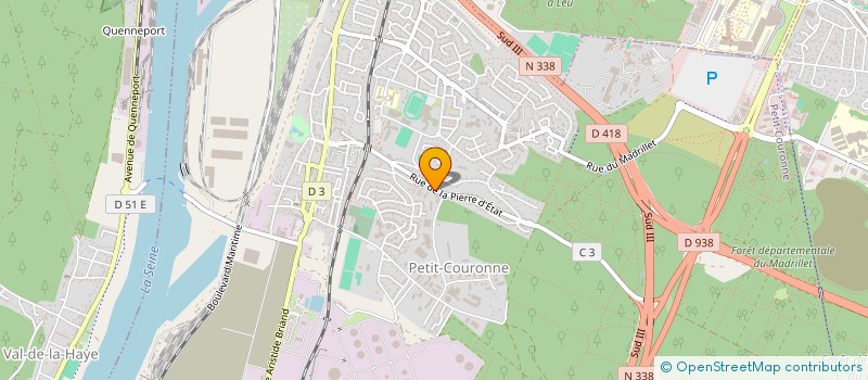 localisation de l'entreprise ASS NATIONALE DES PROF DE TERRE CRUE à PETIT-COURONNE
