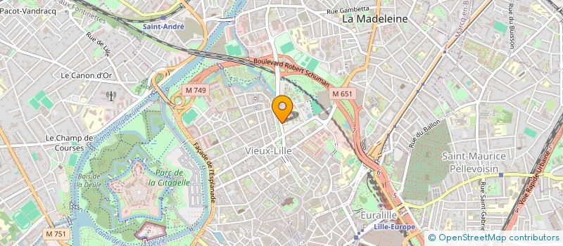 localisation de l'entreprise ASS NATIONALE MAITRISES SCIENCES GESTION à LILLE