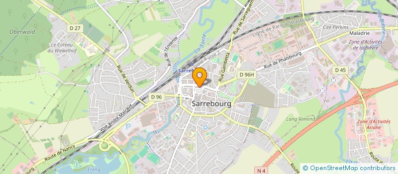 localisation de l'entreprise ASS NATIONALE MALADES CANCER PROSTATE à SARREBOURG