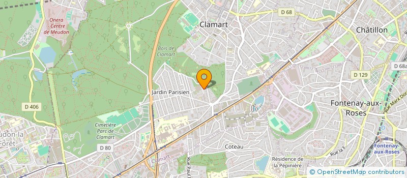 localisation de l'entreprise ASS NATIONALE NATATION ET MATERNITE à CLAMART