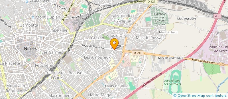 localisation de l'entreprise ASS NATIONALE POUR LE DEVELOPPEMENT IMMO  NIMES