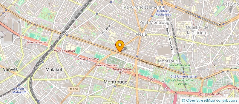 localisation de l'entreprise ASS NATIONALE POUR LES SOURDS-AVEUGLES  PARIS