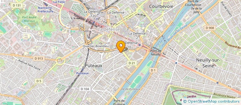 localisation de l'entreprise ASS NATIONALE PROFESSION ENGRAIS ET AMENDEMENTS à PUTEAUX