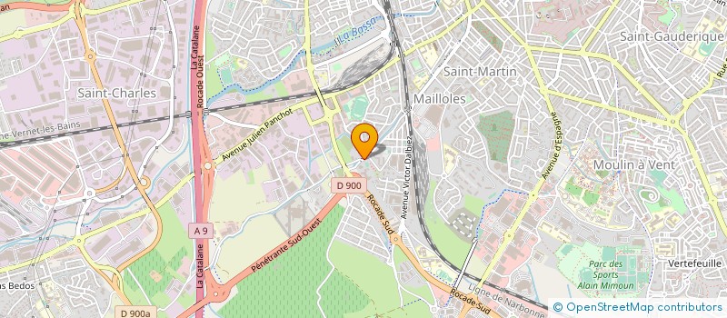 localisation de l'entreprise ASS NATIONALE VISITEURS PRISON à PERPIGNAN