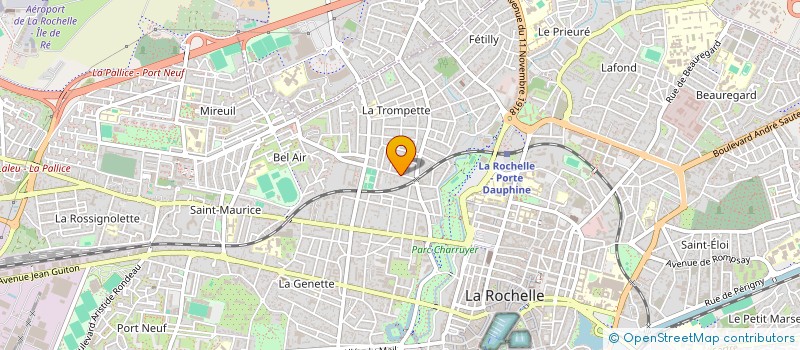 localisation de l'entreprise ASS NATURE ET LOISIRS  LA ROCHELLE