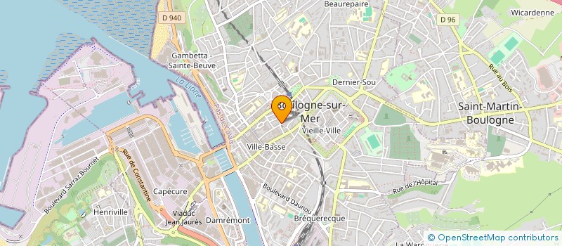 localisation de l'entreprise ASS NATURE EVASION à BOULOGNE-SUR-MER