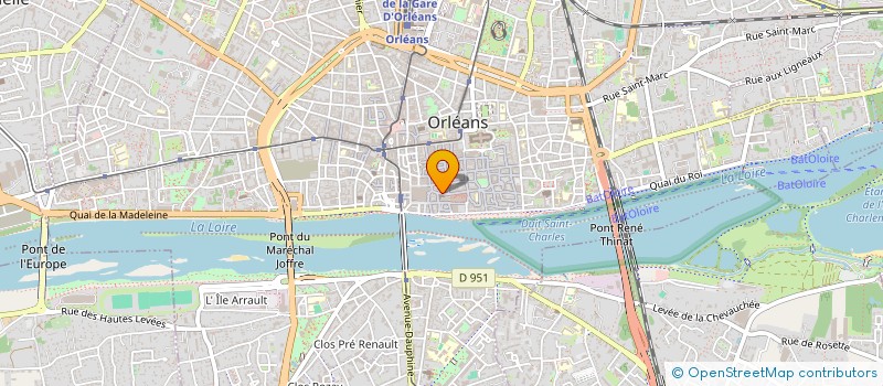 localisation de l'entreprise ASS NAUTILUS à ORLEANS