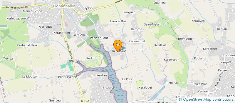 localisation de l'entreprise ASS NAVI-GO  PLOBANNALEC-LESCONIL