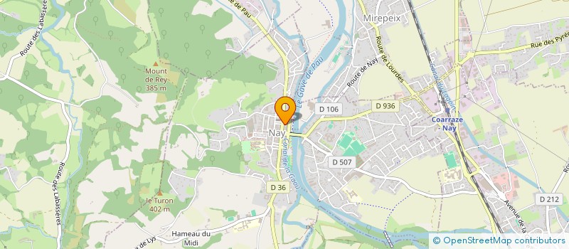 localisation de l'entreprise ASS NAYAISE DE CULTURE ET DE LOISIRS  NAY