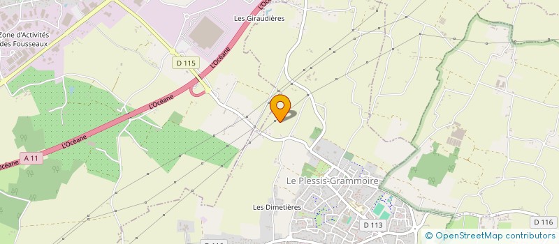 localisation de l'entreprise ASS NB - KART  LE PLESSIS-GRAMMOIRE