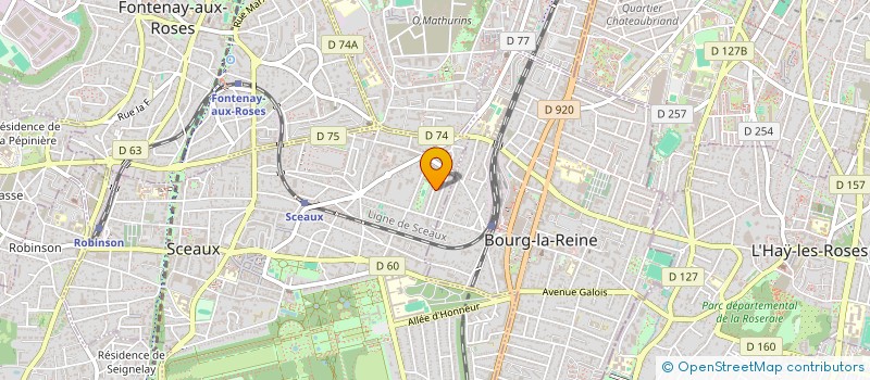 localisation de l'entreprise ASS NEERLANDAISE CALVANISTE à SCEAUX
