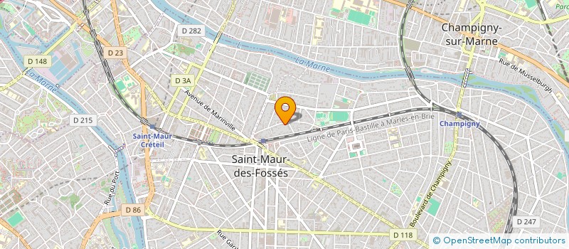 localisation de l'entreprise ASS NEOPRENE DECOUVERTES à SAINT-MAUR-DES-FOSSES